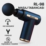 6 Kademeli Boyun Bel Sırt Bacak Ayak Masajı Mini Masaj Tabancası