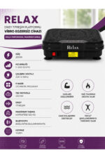 Basic vibration plate - Titreşimli egzersiz ve spor cihazı - Görsel 2