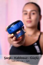 HACAMAT VAKUM MAKİNESİ Smart Cupper Şarjlı Kupa Çekme Işık Tedavili Masaj Vakum Cihazı - Görsel 2