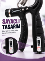 Ayarlanabilir Dirençli El Yayı 5-60 KG Sayaçlı El Egzersiz Aleti Güçlü Çelik Yay Kaymaz Sap - Görsel 3