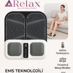 EMS Teknolojili Isıtmalı Ayak Masaj Aleti – Çok Fonksiyonlu, Dijital Ekranlı