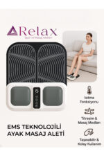 EMS Teknolojili Isıtmalı Ayak Masaj Aleti – Çok Fonksiyonlu, Dijital Ekranlı