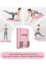 Katlanabilir Çok Fonksiyonlu Pilates Reformer Tahtası – Tüm Vücut Egzersiz Aleti - Görsel 3