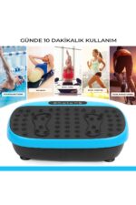 Vibro Vibration Plate Egzersiz Fitness  Ve Titreşimli Basen Karın Kol Bacak Spor Aleti Cihazı - Görsel 2