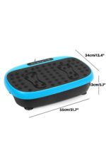 Vibro Vibration Plate Egzersiz Fitness  Ve Titreşimli Basen Karın Kol Bacak Spor Aleti Cihazı - Görsel 4