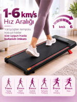 İnce ve Pratik Tasarım Kompakt Yürüme ve Koşu Bandı RL-870 - Görsel 2